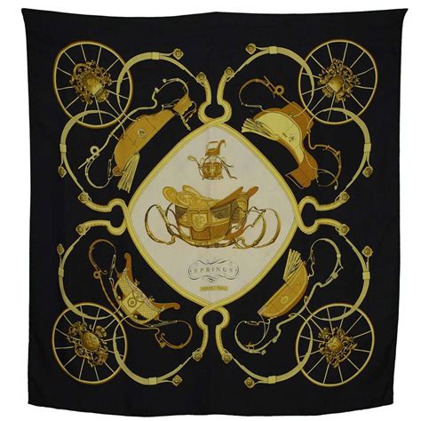 hermes horse carriage scarf